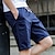 abordables Shorts décontractés-Homme Shorts décontractés Poche Cordon Taille elastique Plein Respirable Séchage rapide Longueur genou Casual du quotidien 100% Coton Mode Vêtement de rue Noir Blanche