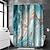 baratos Cortinas de Banho-cortina de chuveiro com ganchos, padrão de mármore tecido de arte abstrata decoração para casa banheiro cortina de chuveiro impermeável com gancho luxo moderno