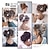 cheap Chignons-Messy Bun Hair Piece Scrunchie Tousled Updo Hair Extensions Hair Bun Curly Wavy Ponytail Synthetic Chignon for Women Girls