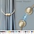 halpa Verhotarvikkeet-magneettinen verhon solmio selkänojat ikkunat kultaiset verhot soljet kiinnikkeet pidikkeet kotiin makuuhuoneeseen toimisto koristeverho 1 kpl