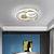 economico faretti luci spot-plafoniera a led dimmerabile design cricle plafoniere in rame da 40 cm per soggiorno camera da letto 110-240v