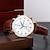 billige Kvartsure-skmei casual stopur quartz ure herre top mærke luksus ægte læderrem vandtæt date armbåndsur