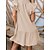 저렴한 Loungewear-여성용 라운지웨어 잠옷 드레스 패션 단순한 단색 폴리에스테르 거리 데이트 공항 V 와이어 통기성 민소매 봄 여름 블랙 화이트