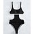저렴한 원피스-여성용 수영복 한 조각 보통 수영복 한 색상 신속한 건조 컷 아웃 블랙 바디 슈트 수영복 비치 웨어 여름 스포츠