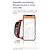 voordelige Slimme polsbandjes-C1plus Slimme horloge 0.96 inch(es) Smart horloge Bluetooth Temperatuurbewaking Stappenteller Gespreksherinnering Compatibel met: Android iOS Dames Heren Waterbestendig Lange stand-by Mediabediening