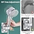 preiswerte Badezimmer-Organizer-Duschkopfhalter Wandhalterung selbstklebend verstellbarer Handbrausehalter ohne Bohren Wandhalterung
