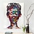billige Portrætter-håndlavet oliemaleri lærred vægkunst dekoration moderne figur portræt ansigtsløs mand til boligindretning rullet rammeløs ustrakt maleri