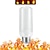 cheap LED Corn Lights-LED Flame Light Bulb E27 Dynamic Flame Effect Fire E14 Light Flashing LED Light 3/5/7/9W 110V-220v Home Lighting Simulation Flame Light Gravity Induction Flame Effect Decorative Mood Light