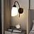 billige Indendørsvæglamper-lightinthebox led væglampe dekorativ væglampe, moderne væglampe med cylinder mælkehvid glasskærm, op eller ned installation, væglampe til stue soveværelse og entre