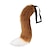 abordables Accesorios para el peinado del cabello-Disfraz de zorro de piel sintética cola de gato cosplay disfraz de fiesta de navidad de halloween talla única