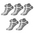 Χαμηλού Κόστους ανδρικές κάλτσες-Ανδρικά 5 Ζεύγη Κάλτσες Καλτσάκια Șosete de Alergat Μαύρο Θαλασσί Χρώμα Συνδυασμός Χρωμάτων Καθημερινά Ρούχα Διακοπές Σαββατοκύριακο Μεσαίο Καλοκαίρι Άνοιξη Θερμαντικά