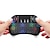 tanie Klawiatury-mini bezprzewodowa klawiatura z wielodotykowym touchpadem 7 kolorów podświetlenia bezprzewodowy dotykowy pilot do smart tv box desktop touchpad pc