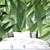 זול טפט פרחים וצמחים-עלה במבוק אר דקו תלת מימד קישוט בית עכשווי קלאסי כיסוי קיר בד חומר דבק עצמי טפט ציור קיר בד