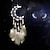 baratos Iluminação Noturna &amp; Decoração-apanhador de sonhos em forma de lua com luzes de fada para decoração de parede de quarto decoração de quarto de sonho de menina luzes criativas casamento de natal sala de estar varanda ramadan eid