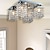 ieftine Candelabre-candelabre cu led plafoniere reglabile 30 cm design modern cerc de lux 150 cm cristal auriu pentru interioare acasă bucătărie dormitor lampă creativă