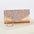 cheap Clutches &amp; Evening Bags-Women&#039;s Clutch Bags Polyester for Evening Bridal Wedding Party with Sequin Chain in Solid Color Glitter Shine Silver Gold