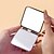 cheap Cleaning Supplies-Double-sided Small Mirror Women Carry Men Will Carry Folding Handheld Electroplating Desktop Can Stand Special Mini Makeup