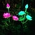 preiswerte Bodenlichter-2 stücke solar blume lichter lotus weg lichter im freien garten dekoration wasserdichte outdoor landschaft garten rasen lampe