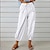 cheap Casual Pants-Women&#039;s Slacks Black White Blue Casual Casual Ankle-Length Comfortable Solid Colored S M L XL 2XL