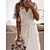 cheap Maxi Dresses-Women&#039;s Casual Dress White Dress A Line Dress Long Dress Maxi Dress Basic Casual Polka Dot Lace Ruched Outdoor Daily Holiday V Neck Short Sleeve Dress Loose Fit White Spring Summer S M L XL XXL