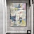 זול ציורים אבסטרקטיים-ציור שמן צבוע-Hang מצויר ביד אופקי פנורמי מופשט L ו-scape מודרני ללא מסגרת פנימית