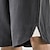 cheap Linen Shorts-Men&#039;s Shorts Linen Shorts Summer Shorts Beach Shorts Drawstring Elastic Waist Plain Breathable Soft Short Casual Daily Holiday Linen / Cotton Blend Streetwear Hawaiian Black White Micro-elastic