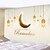 tanie Wakacyjne tkaniny-Ramadan eid mubarak duży gobelin ścienny sztuka dekoracyjna fotografia tło koc kurtyna wisząca dekoracja do domu sypialnia salon