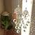 preiswerte Traumfänger-Klarglas Kristallkugel Prismen Sonnenfänger Baum des Lebens Fenster hängende Verzierung Regenbogenmacher hängende Verzierung Kristallgartenanhänger für Hausgartendekoration Hochzeit