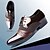 cheap Men&#039;s Oxfords-Men&#039;s Oxfords Dress Shoes Casual Classic Outdoor Daily Walking Shoes Microfiber Breathable Black Burgundy Brown Color Block Spring Summer
