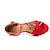 cheap Women&#039;s Dance Shoes-Women&#039;s Latin Shoes Professional Comfort Shoes Fashion Customized Heel Buckle Adults&#039; Black Red Beige