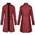 abordables Costumes vintage et anciens-ensemble avec chemise à volants jacquard trench coat perruque coloniale 2 * bonnets de perruque hommes tenues médiévales victoriennes rétro vintage princesse vampire cosplay costume Halloween bal