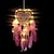 cheap Décor &amp; Night Lights-LED Dream Catcher Wall Decor with Feather Pendant Wall Hanging Ornament Wind Chimes Light for Car Home Girl Children&#039;s Bedroom Decoration Christmas Birthday Party Balcony Window Ramadan Eid Decorations