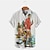 זול חולצות הוואי וינטג&#039; לגברים-בגדי ריקוד גברים חולצה חולצת הוואי חולצות הוואי וינטג&#039; אותיות הדפסים גרפיים דיוקן צווארון מתקפל לבן צהוב אפור רחוב קזו&#039;אל שרוול קצר דפוס כפתור למטה ביגוד וינטאג&#039; טרופי ספורט סגנון רחוב