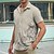 cheap Men&#039;s Shirts-Men&#039;s Shirt Summer Hawaiian Shirt Graphic Prints Leaves Turndown Black White Pink Navy Blue Blue Outdoor Street Short Sleeves Button-Down Print Clothing Apparel Linen Sports Fashion Streetwear