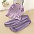 cheap Girls&#039; Clothing Sets-2 Pieces Kids Girls&#039; Shirt &amp; Pants Pants Set Clothing Set Outfit Plaid Long Sleeve Ruffle Set School Fashion Casual Fall Spring 3-12 Years Purple