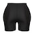 voordelige Shorts voor dames-Dames Zwart Abrikoos Effen / effen kleur Elastische taille Hip Lift Up Uitgaan Ondergoed Mager M