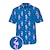 cheap Men&#039;s Aloha Shirts-Men&#039;s Shirt Summer Hawaiian Shirt Button Down Shirt Animal Graphic Prints Duck Turndown Black Yellow Red Navy Blue Blue 3D Print Outdoor Street Short Sleeves Print Button-Down Clothing Apparel