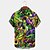 cheap Men&#039;s Shirts-Men&#039;s Shirt Summer Hawaiian Shirt Crocodile Happy Easter Easter Turndown Green Outdoor Street Short Sleeves Button-Down Print Clothing Apparel Tropical Fashion Hawaiian Designer