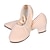 abordables Chaussures de Ballet-Sun lisa chaussures de ballet pour femmes chaussures de salle de bal formation performance pratique talon talon épais semelle en cuir à lacets bande élastique adultes