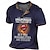 preiswerte Men&#039;s Tees-Herren Henley Shirt Tee Graphic Karikatur Comic-Figuren Henley Bekleidung 3D-Druck Outdoor Casual Kurzarm Button-Down Bedruckt Modisch Designer Stilvoll Vintage