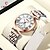 cheap Quartz Watches-CHENXI New Women Watch Fashion Leather Belt Rose Gold Quartz Wristwatches For Ladies Dress Clock Wrist Watches For Women