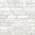 abordables papier peint brique et pierre-cool fonds d&#039;écran papier peint brique blanche papier peint peler et coller papier peint amovible pvc/vinyle auto-adhésif 17.7&quot;x118&quot;(45cmx300cm) / 45x300cm