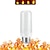 billige LED-kolbelys-led flamme pære e27 dynamisk flamme effekt brand e14 lys blinkende led lys 3/5/7/9w 110v-220v hjemmebelysning simulering flamme lys tyngdekraft induktion flamme effekt dekorativt stemningslys