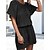 cheap Women&#039;s Jumpsuits-Women&#039;s Romper Button Solid Color Crew Neck Basic Daily Going out Regular Fit Short Sleeve Black Army Green Apricot S M L Summer