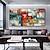 cheap Abstract Paintings-Oil Paintings Wall Art On Canvas Wall Art Decoration Modern Abstract Picture For Home Decor Rolled Frameless Unstretched Painting
