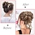 cheap Chignons-Bun Hair Piece Tousled Updo Hair Extensions With Elastic Hair Bands curly Hair Bun Scrunchle for Women