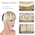 cheap Bangs-Blonde Bangs Clip in Bangs Blonde Clip in Thick Natural Full Front Neat Bangs Straight Fringe Bang with Temples One Piece Hairpiece