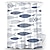 זול וילונות למקלחת-וילון מקלחת דגים דגים צבעוניים ילד מופשט מודרני מצויר עיצוב וינטג&#039; צהוב כחול כהה בד עיצוב חדר אמבטיה סט עם ווים
