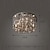voordelige Kroonluchters-50 cm uniek ontwerp kroonluchter led kristal plafondlamp glas nordic stijl woonkamer eetkamer 220-240v