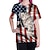 Χαμηλού Κόστους Καθημερινές Cosplay Anime Κουκούλες &amp; T-Shirts-4 Ιουλίου Εθνική σημαία των ΗΠΑ Κοντομάνικο Στάμπα Κλασσικό Στυλ δρόμου Για Για Ζευγάρια Ανδρικά Γυναικεία Ενηλίκων Ημέρα ανεξαρτησίας 3D εκτύπωση Καθημερινά